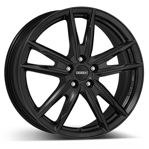 DEZENT KF BLACK 7.5x18 5/114.3 ET52 CB67.1
