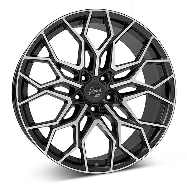 MSW 51 G.BLK/POL 10x22 5/120 ET21 CB66.6