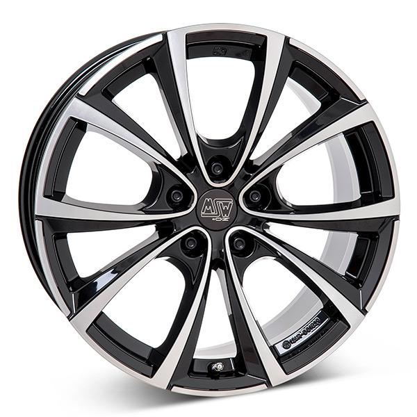 MSW 27T G.BLK/POL | 9,5X19 5-120 E40 C64,1 60 9.5x19 5/120 ET40 CB64.1