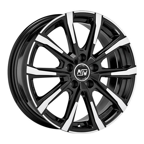 MSW 79 BLK/POL | 6,5X16 5-114,3 E32 C66,1 60 6.5x16 5/114.3 ET32 CB66.1