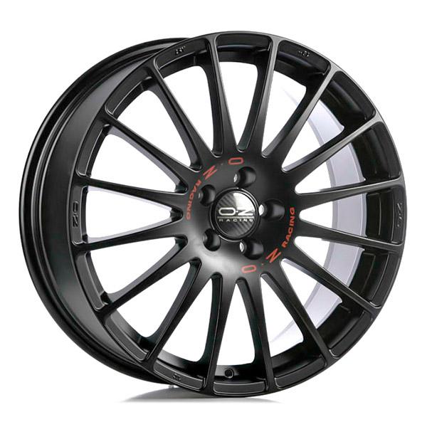 OZ SUPERTURISMO BLACK 7x18 4/108 ET20 CB65.1