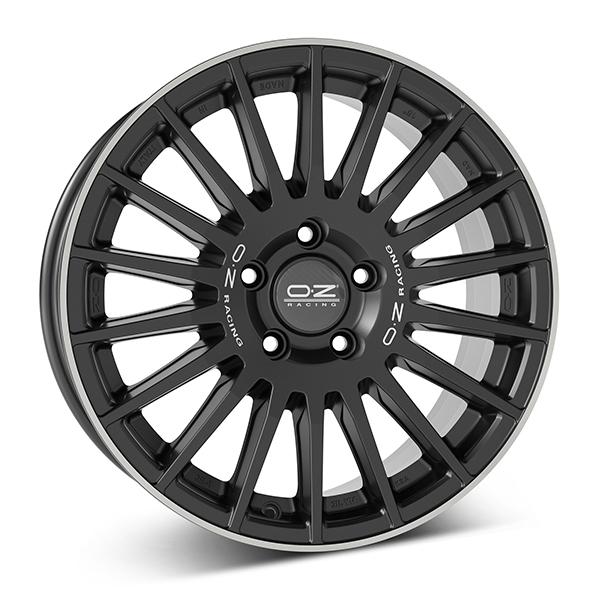 OZ RALLY DESERT M.BLK/POL LIP | 8X18 5-120 E35 C65,10 R14 8x18 5/120 ET35 CB65.1