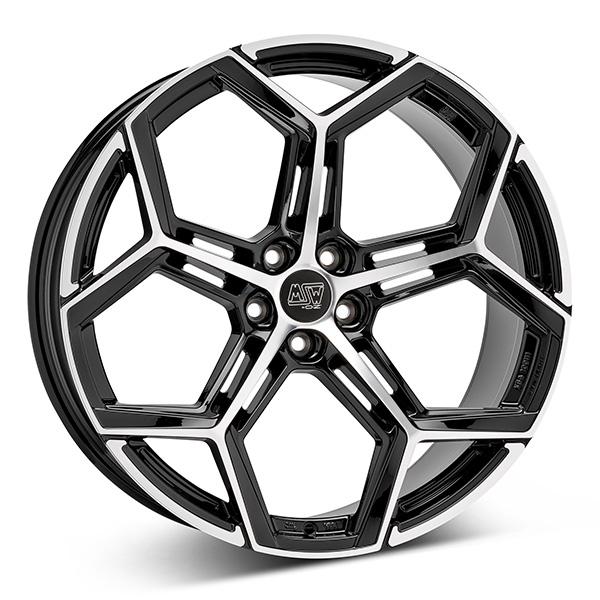 MSW 53 G.BLK/POL 10.5x21 5/112 ET19 CB66.6
