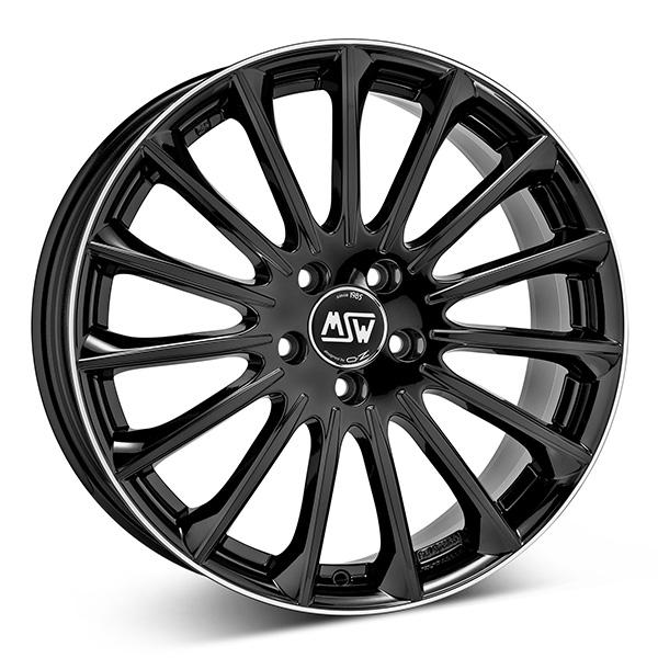 MSW 30 G.BLK POL/LIP 8x18 5/112 ET30 CB73.1