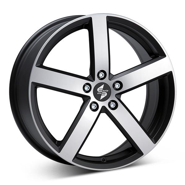 ETA BETA EROS M.BLK/POL 8x18 5/108 ET55 CB63.4