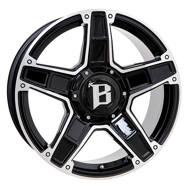 BALLISTIC DAKOTA BLK/POL | 9X22 6-139,7 E35 C67,1 60 9x22 6/139.7 ET35 CB67.1