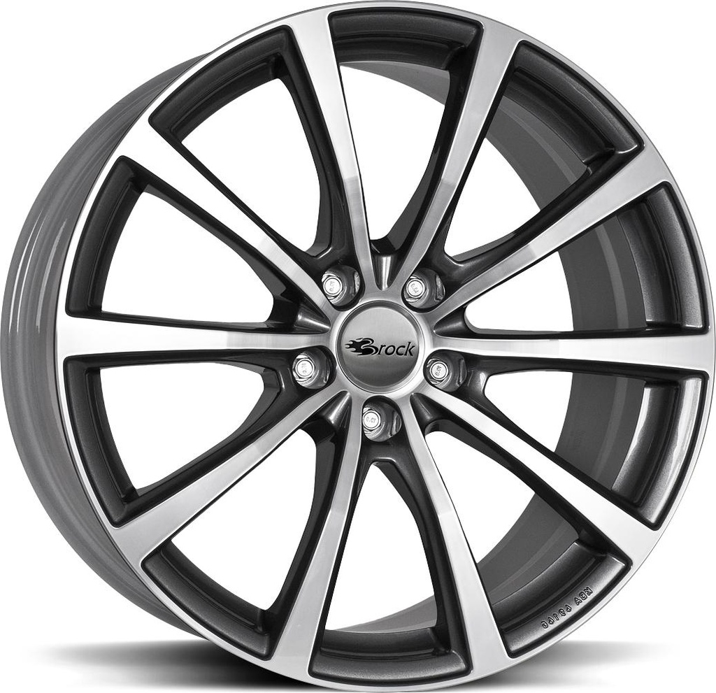 BROCK B32 TITAN FULL POL 9.5x19 5/120 ET25 CB72.6