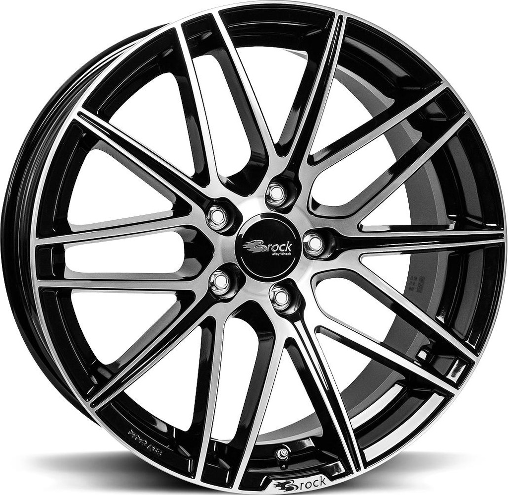 BROCK B34 BLACK FULL POL 8.5x19 5/114.3 ET45 CB72.6