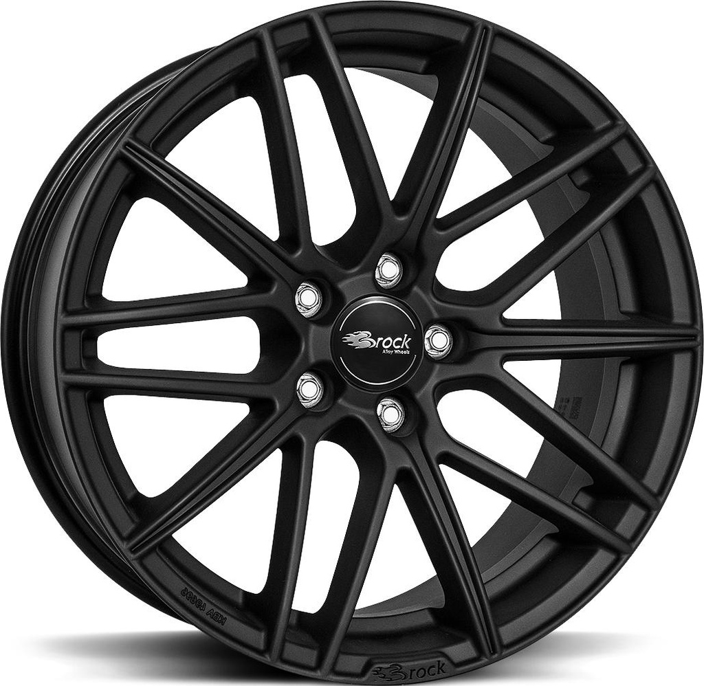 BROCK B34 BLACK MATT 8.5x19 5/112 ET46 CB66.6