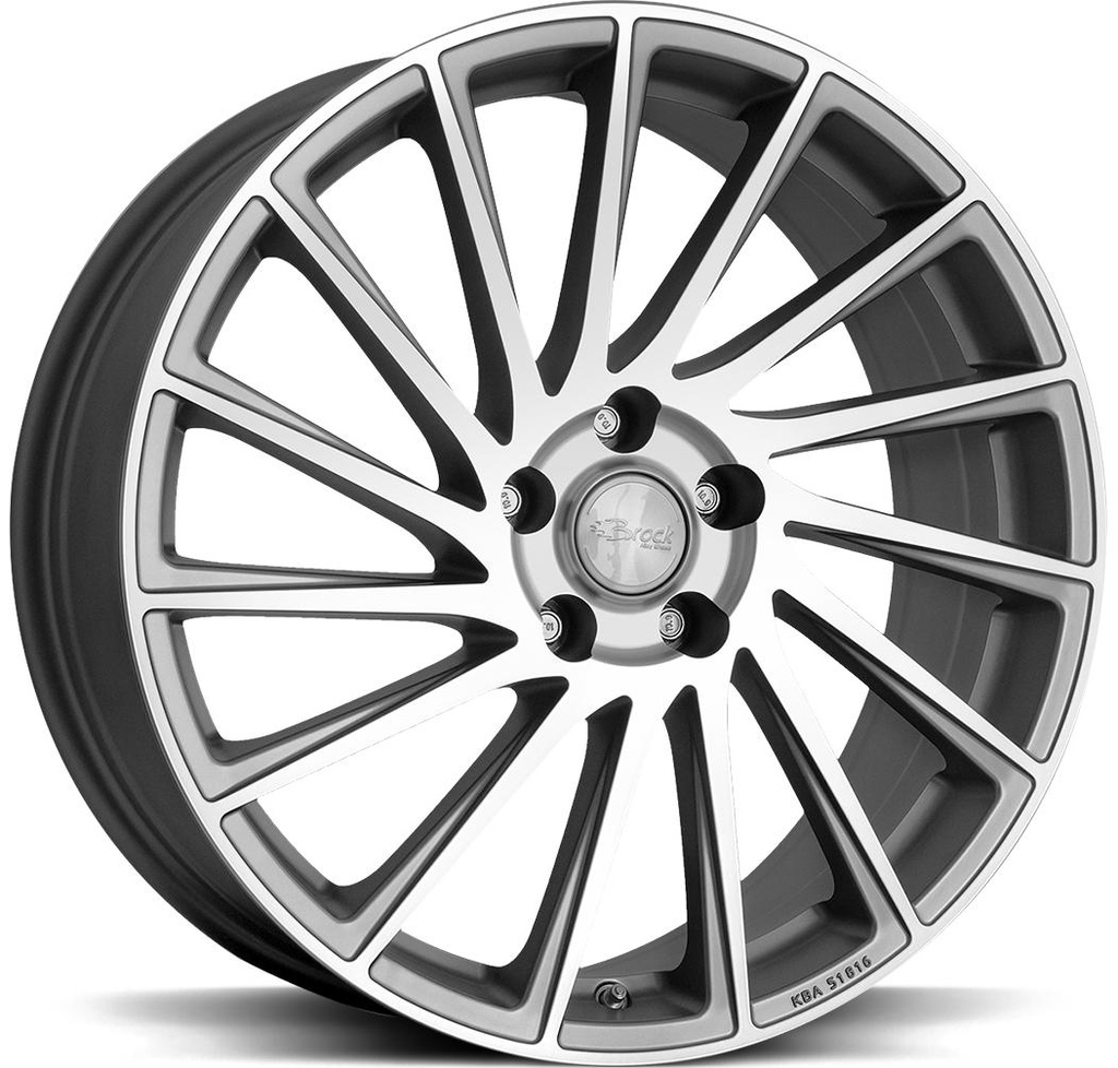 BROCK B39 FERRIC GREY POL 7.5x18 5/114.3 ET35 CB72.6