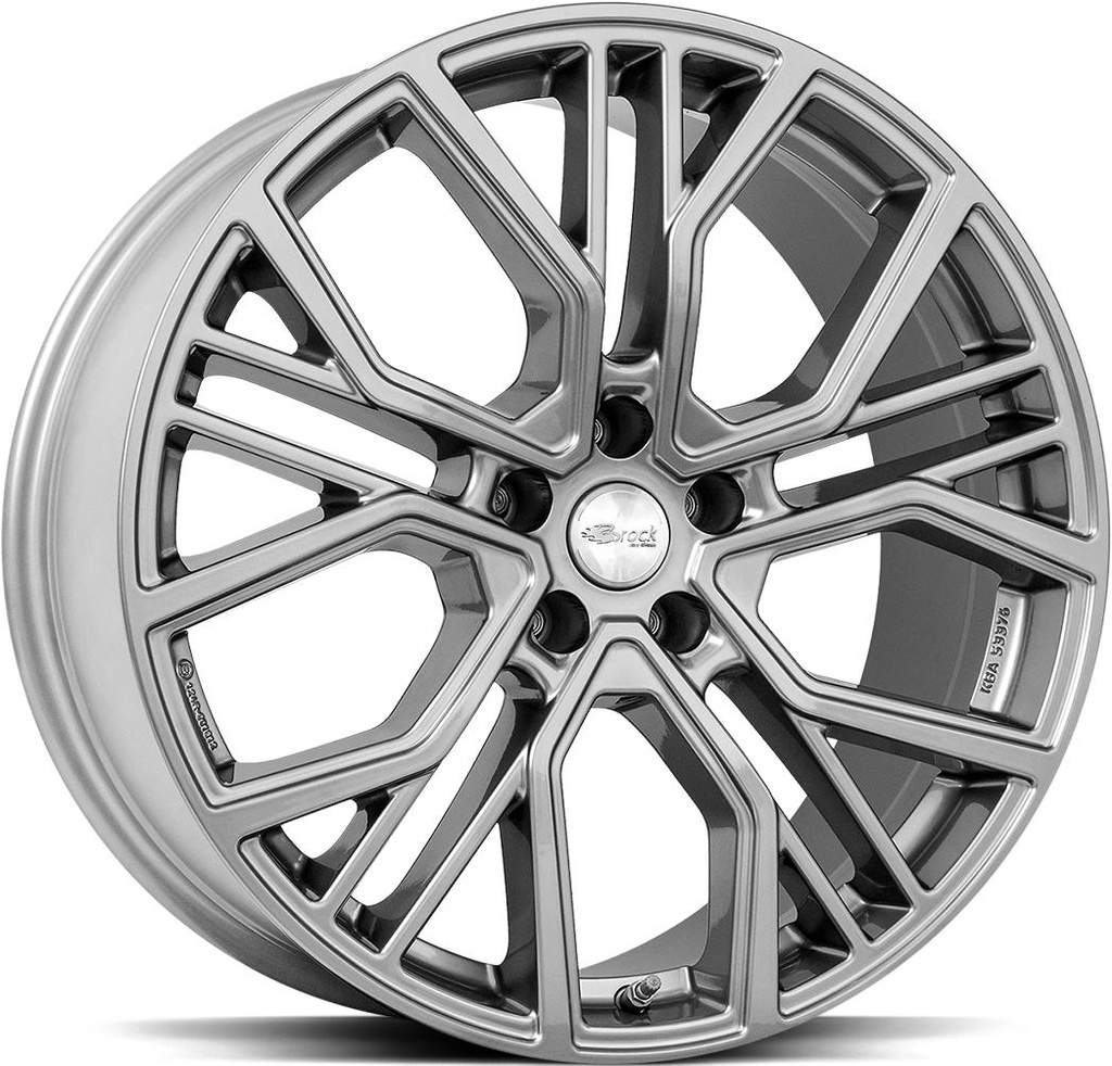 BROCK B41 FERRIC GREY 10x21 5/112 ET19 CB66.6