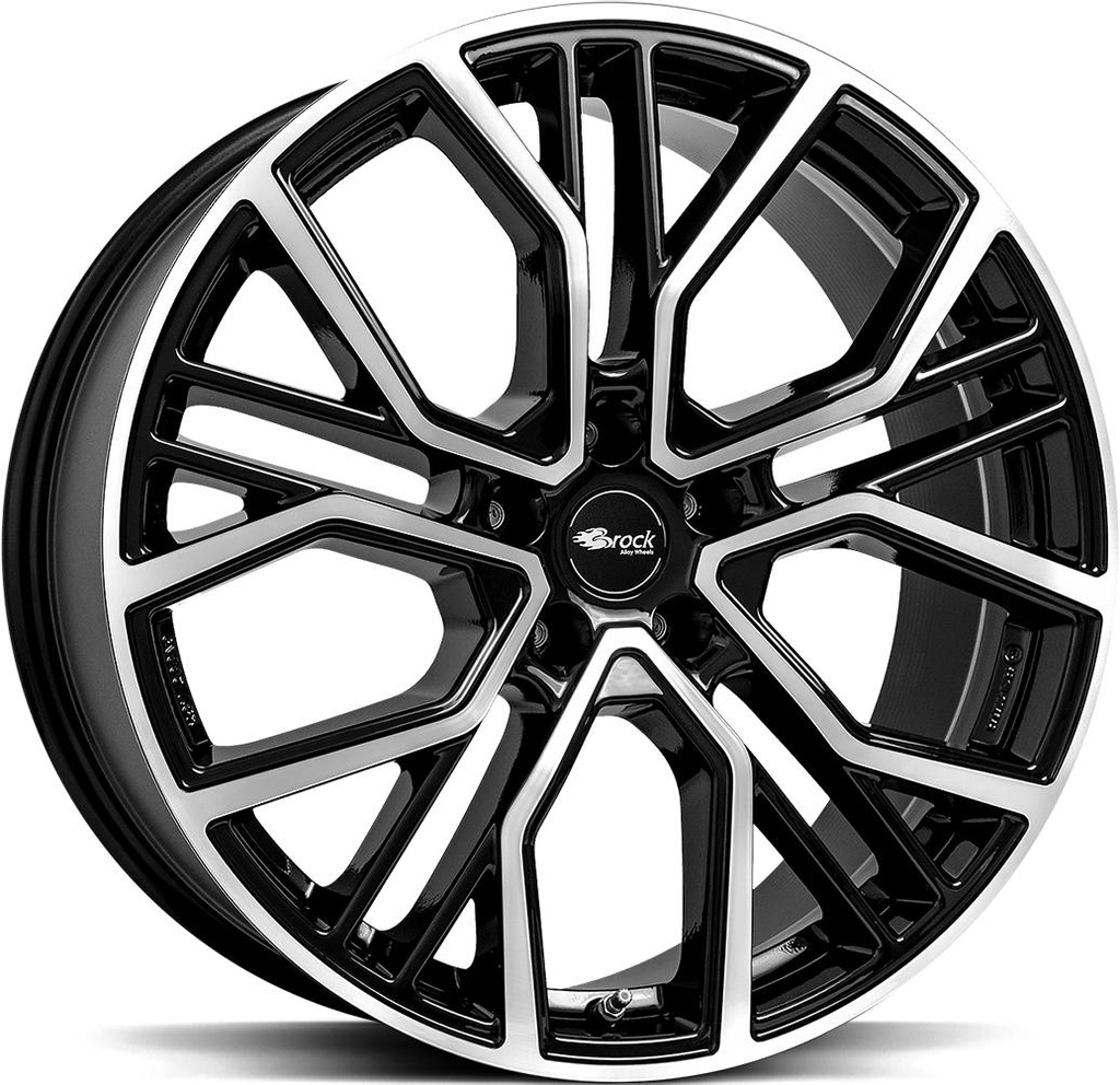 BROCK B41 BLACK FULL POL 9.5x21 5/120 ET40 CB64.1