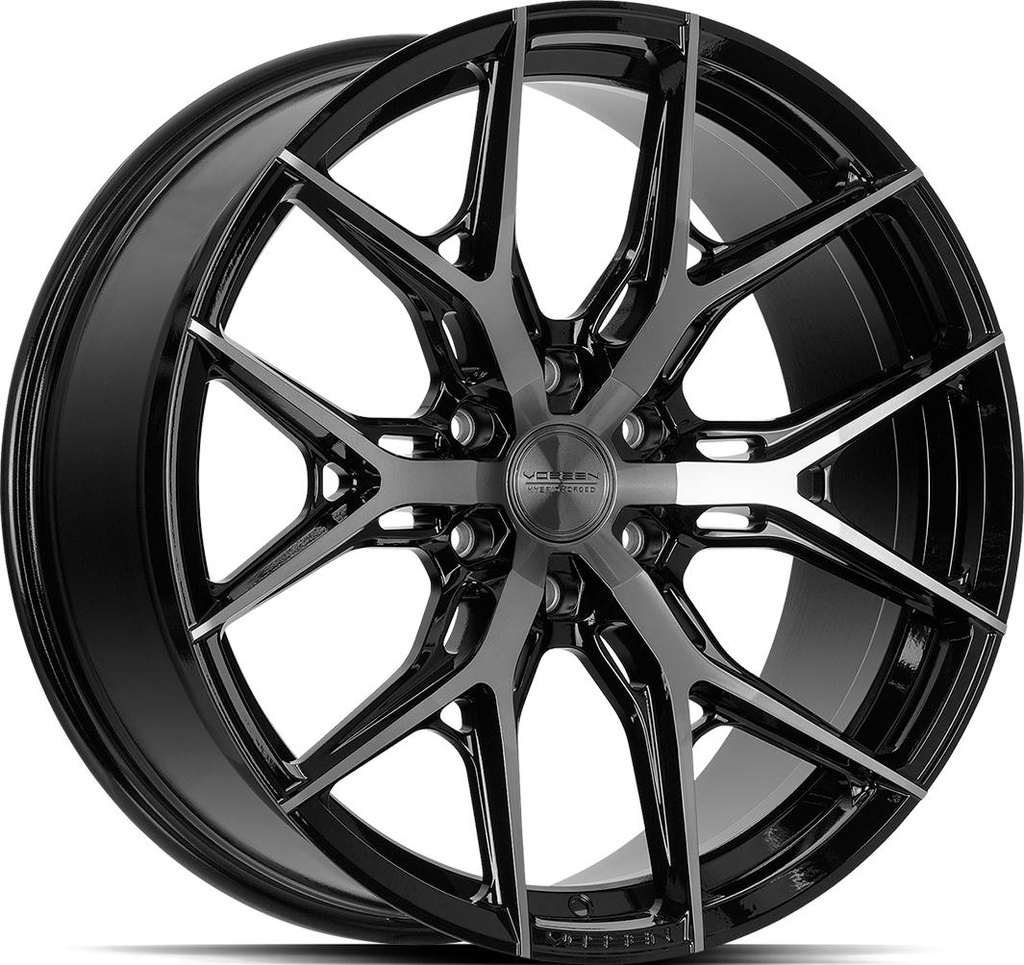 VOSSEN HF6.4 TINTED GLOSS BLACK 9.5x20 6/139.7 ET30 CB106.1