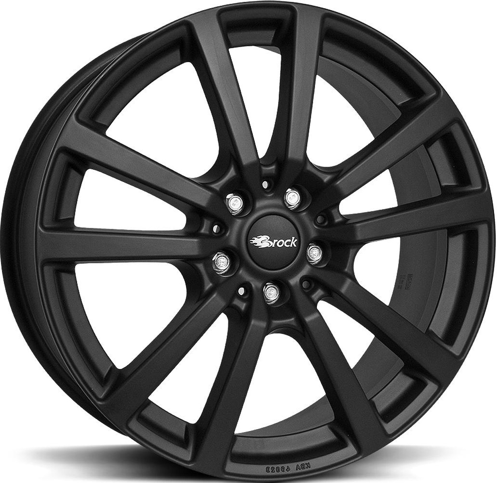 BROCK RC25T BLACK MATT 6.5x16 5/160 ET60 CB65.1