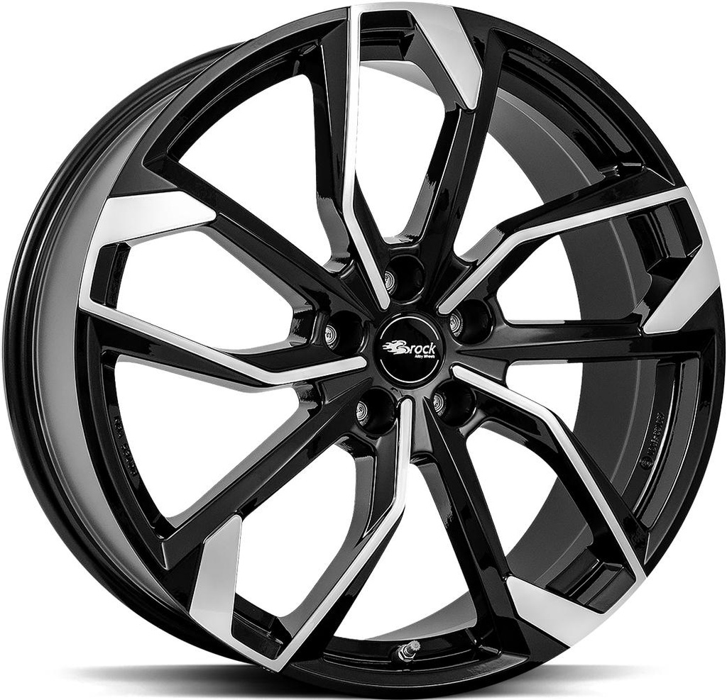 BROCK RC34 BLACK FULL POL 7.5x18 5/112 ET40 CB57.1