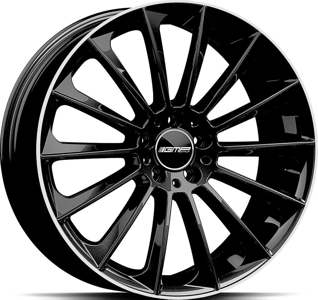 GMP STELLAR BLACK DIAM LIP 9x22 5/108 ET45 CB63.4