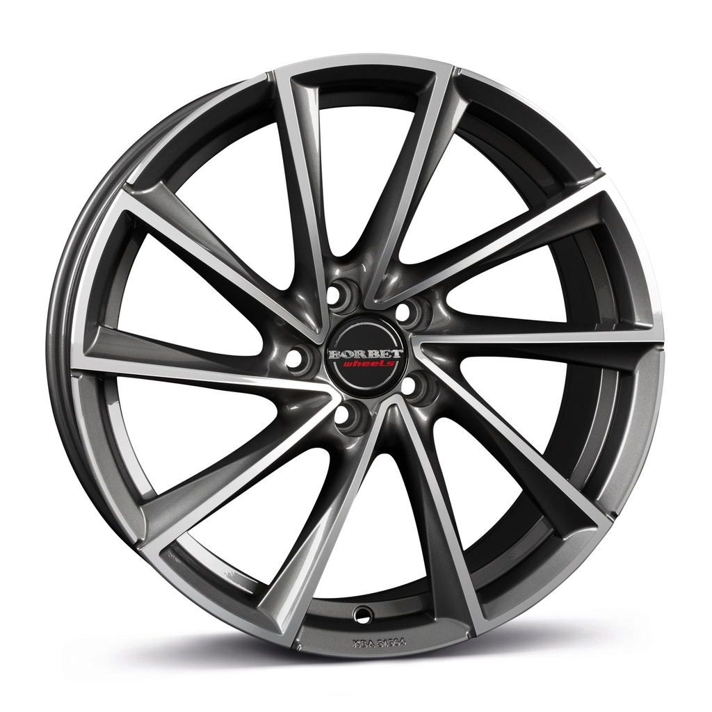 BORBET VTX GRAPH POL 9.5x19 5/112 ET35 CB66.6