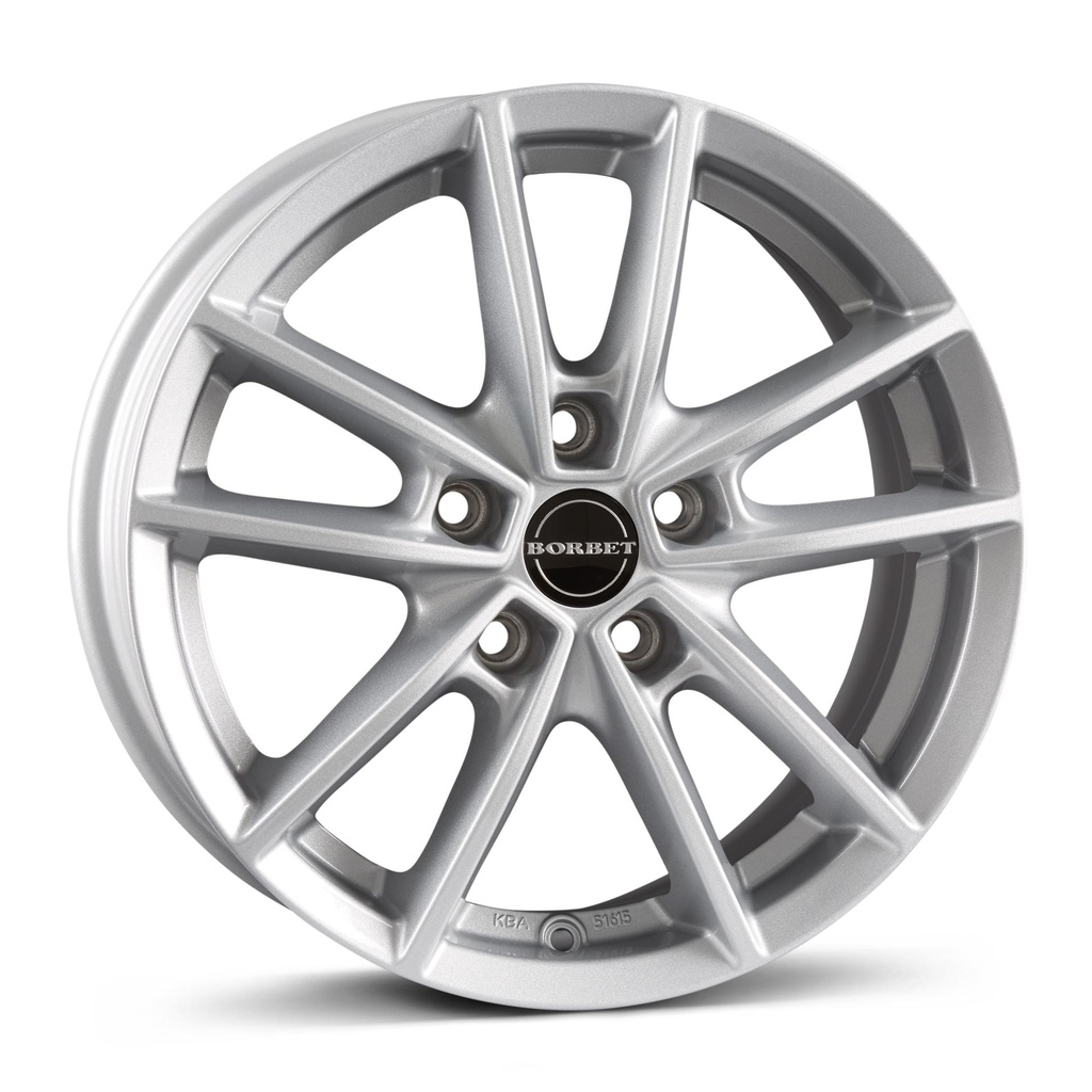 BORBET W CRYSTAL SILV 7x17 5/112 ET43 CB57.1