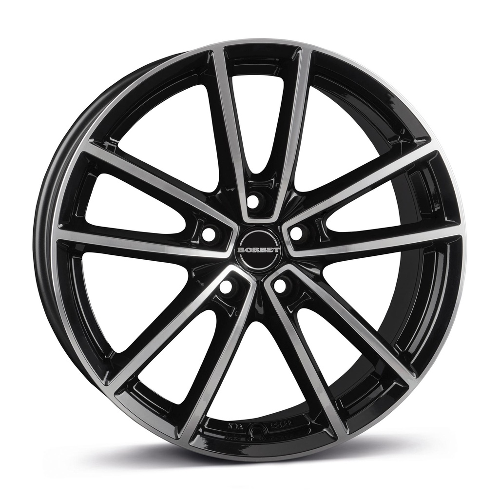 BORBET W BLACK POL GLOSS 8x19 5/112 ET44 CB57.1