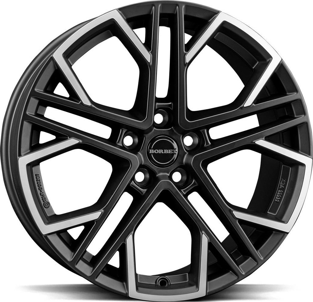 BORBET XV BLACK POL MATT 8.5x19 5/108 ET45 CB72.5
