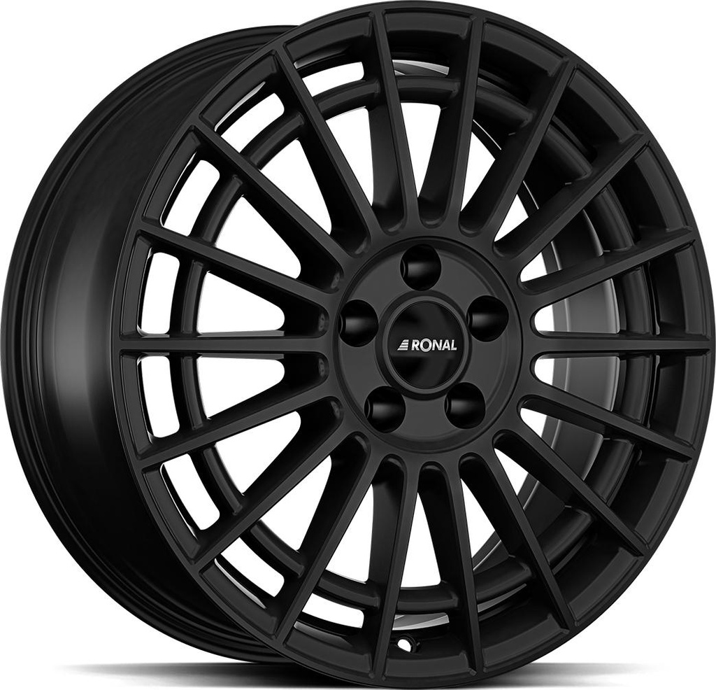 RONAL R73 JET BLACK MAT 7.5x18 5/112 ET30 CB66.5