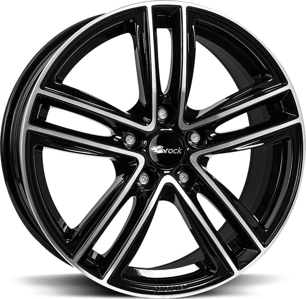 BROCK RC27 BLACK FULL POL 7x17 5/112 ET45 CB57.1