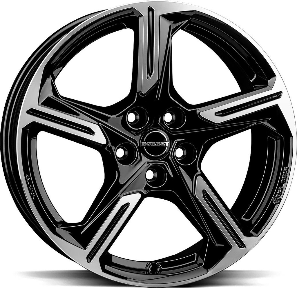 BORBET XE1 BLACK POL 7.5x18 5/108 ET50.5 CB63.4