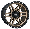 STATUSFÄLGAR D111 BRONZE BLACK LIP 9x17 6/139.7 ET12 CB106.1
