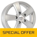 MEGA WHEELS HERCULES 5 SILVER 6.5x16 5/114.3 ET50 CB66.1