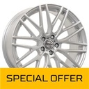 MEGA WHEELS CETUS SILVER 8x18 5/108 ET45 CB73.2