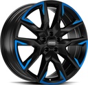 RONAL R71 JET BLACK MATT BLUE TINTED MAT 9.5x21 5/112 ET33 CB66.5