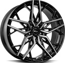 BROCK B44 BLACK FULL POL 8x18 5/114.3 ET30 CB72.6