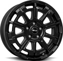 BROCK B45 SATIN BLACK MATT 7x17 5/120 ET55 CB65.1