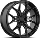 VOSSEN HF6.4 GLOSS BLACK 9.5x22 6/135 ET20 CB87.1