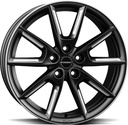 BORBET LX19 BLACK MATT SILV SPOKE RIM 8x19 5/108 ET45 CB72.5