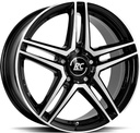 BROCK RCD17 BLACK FULL POL 8x18 5/112 ET40 CB66.6