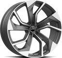 GMP REBEL MATT ANTHRACITE DIAM 9x22 5/112 ET40 CB66.6