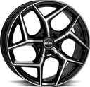 RIAL SALENTO DIAM BLACK POL 8x18 5/114.3 ET50 CB67.1