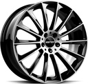 GMP STELLAR BLACK DIAM 9.5x19 5/112 ET35 CB66.6
