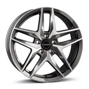 BORBET Z MIST ANTRACITE GLOSS POL 7.5x18 5/112 ET40 CB66.6