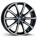 MAK DAVINCI BLK/POL 7x18 5/108 ET50 CB63.4