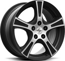 SPATH SP01 TRAILER BLACK MATT POL 5.5x15 4/100 ET30 CB56.6